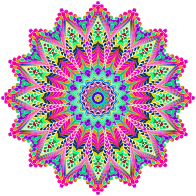 Psychedelic Geometric Star 3
