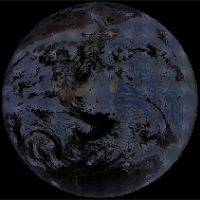 Earth Seen From Apollo 17 Mosaic With Background
