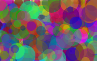 Colorful Circles Background