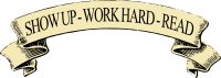 Show Up Work Hard Read Banner