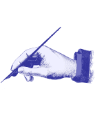 Vintage Hand and ink pen 01