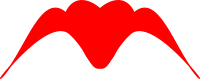 winged heart silhouette