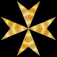 Gold Maltese Cross Mark II