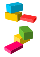 Colored boxes