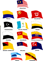 Flying Flags of Malaysia