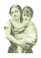 Vintage woman with child 01