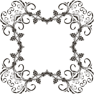 Floral Flourish Frame