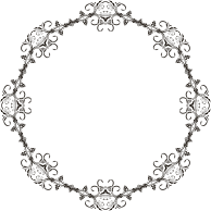 Floral Flourish Frame 3