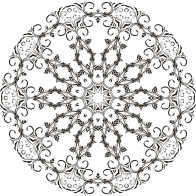 Floral Flourish Design 5