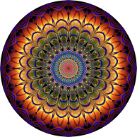 Prismatic Mandala Line Art 4