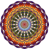 Prismatic Mandala Line Art 4 No Background