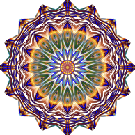 Prismatic Mandala Line Art 8 No Background