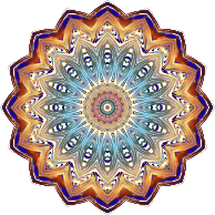 Prismatic Mandala Line Art 9 No Background