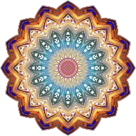 Prismatic Mandala Line Art 10 No Background
