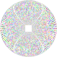 Prismatic Optical Illusion Orb No Background