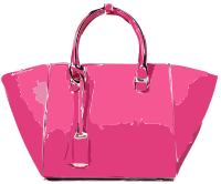 Pink Leather Handbag