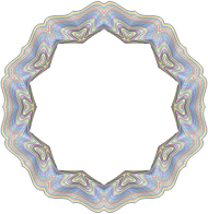 Prismatic Waves Frame