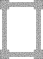 Maze frame