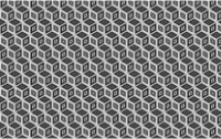 Seamless Grayscale Isometric Cube Pattern