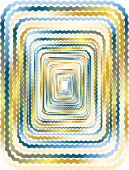 Prismatic Wave Border Perspective 2 No Background