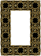 Gold Ornate Geometric Frame 2