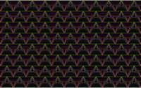 Seamless Prismatic Pythagorean Line Art Pattern