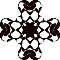 rounded cross