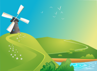 windmill landscape no house