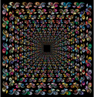 Prismatic Floral Flourish Motif Corridor 2