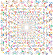 Prismatic Floral Flourish Motif Corridor 2 No Background