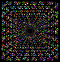 Prismatic Floral Flourish Motif Corridor 3