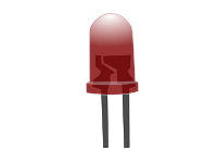 Red LED Lamp (Off)