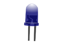 Blue LED Lamp (Off)