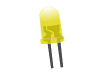Yellow LED Lamp (Off)