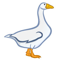 goose - coloured
