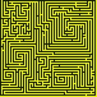 A Spiral Maze