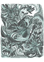 Birds in forest 01 - Blur