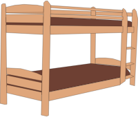 Twin bunk beds