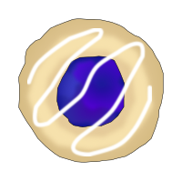 Blueberry Thumbprint Cookie