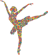 Polyprismatic Hexagonal Graceful Ballerina Silhouette