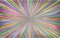Chromatic Psychedelic Sunburst