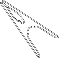 tweezers outline