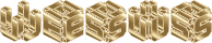 Gold 3D Isometric Jesus Typography No Background
