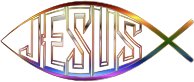 Jesus Fish Chromatic No Background