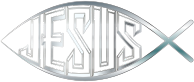 Jesus Fish Silver No Background