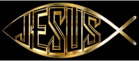 Jesus Fish Gold