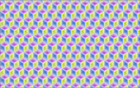 Seamless 3D Isometric Cube Pattern Variation 2