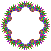 Prismatic MultiPoint Star Frame 3