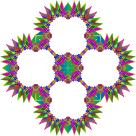 Prismatic MultiPoint Star Frame 5