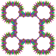Prismatic MultiPoint Star Frame 6